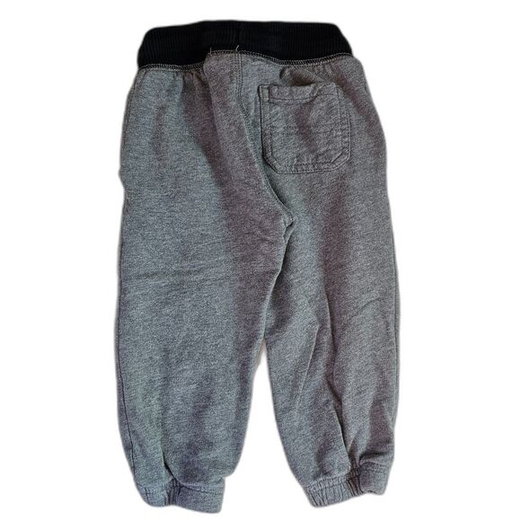 Carter's All Cotton Gray Baby Sweat Pants With Drawstring Waist sz 18 mo. - Picture 2 of 5